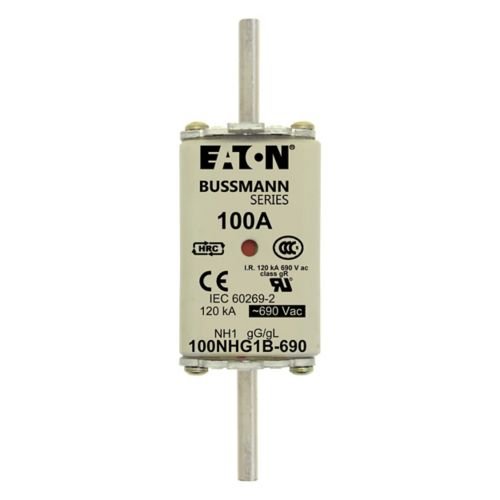 Eaton Bussmann 100NHG1B-690 100A 690V AC Class gG/gL NH HRC Industrial Fuse