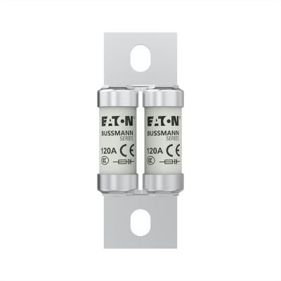 Eaton Bussmann 120FEE 120A 690V AC / 500V DC (IEC); 700V AC / 500V DC (UL) clase aR BS88 fusible de alta velocidad para semiconductores