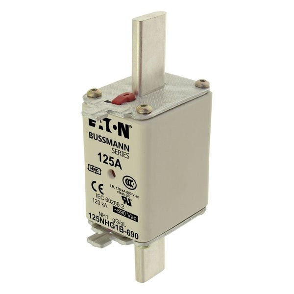 Eaton Bussmann 125NHG1B-690 125A 690V AC Class gG/gL NH HRC Industrial Fuse