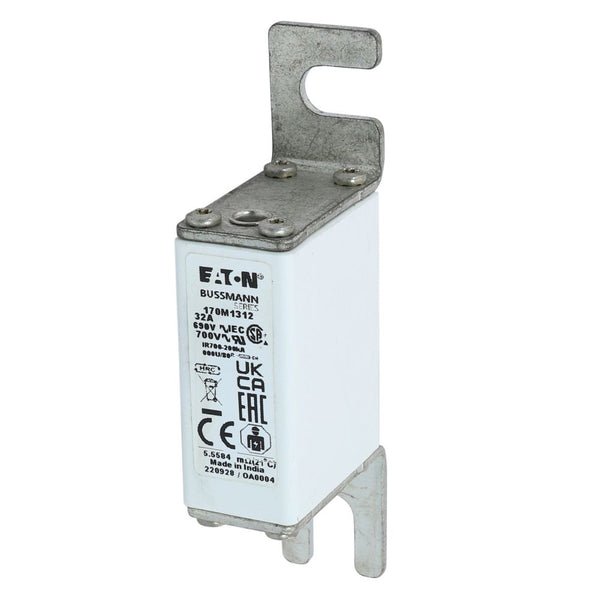 Eaton Bussmann 170M1312 32A 690V AC gR High-Speed Fuse