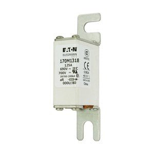 Eaton Bussmann 170M1318 125A 690V AC aR High-Speed Fuse