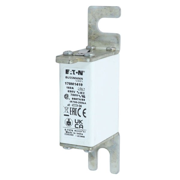 Eaton Bussmann 170M1419 160A 690V AC aR High-Speed Fuse