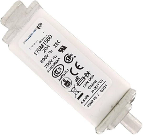 Eaton Bussmann 170M1560 20A 690V AC gR High-Speed Fuse