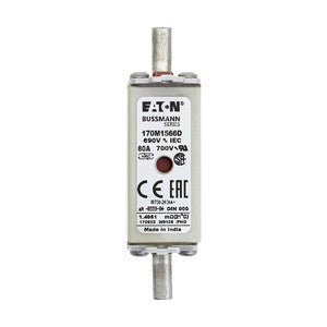 Eaton Bussmann 170M1566D 80A 690V AC aR High-Speed Fuse