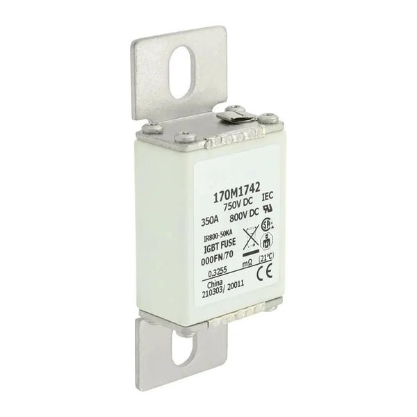 Bussmann 170M1742 350A 750V DC (IEC) / 800V DC (UL) fusible 170M IGBT cuadrado de alta velocidad