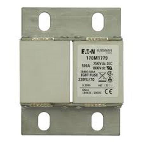 Bussmann 170M1779 500A 750V DC (IEC) / 800V DC (UL) fusible 170M IGBT cuadrado de alta velocidad