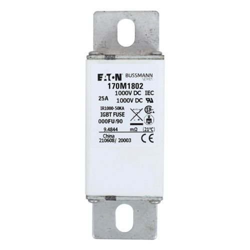 Bussmann 170M1802 25A 1000V DC квадратный высокоскоростной предохранитель 170M IGBT