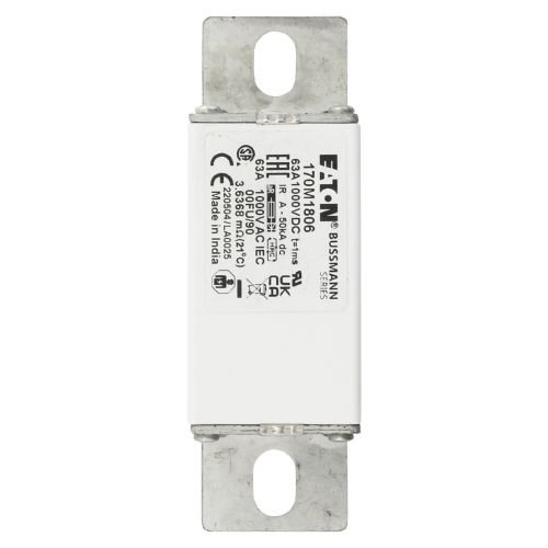 Bussmann 170M1806 63A 1000V DC fusible 170M IGBT cuadrado de alta velocidad