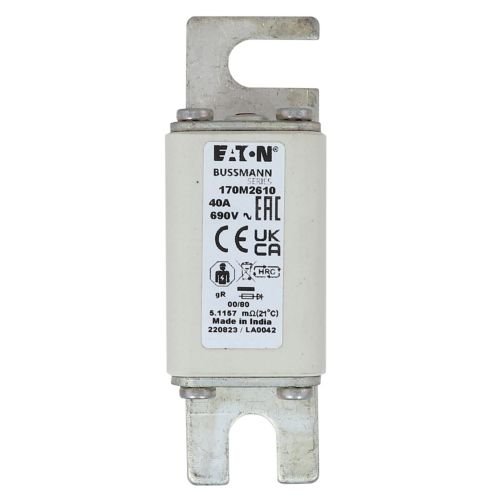 Eaton Bussmann 170M2610 40A 690V AC gR High-Speed Fuse