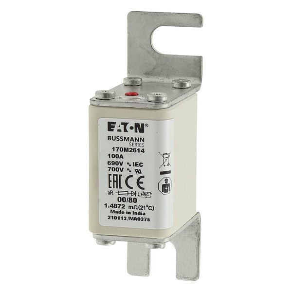 Eaton Bussmann 170M2614 100A 690V AC aR High-Speed Fuse