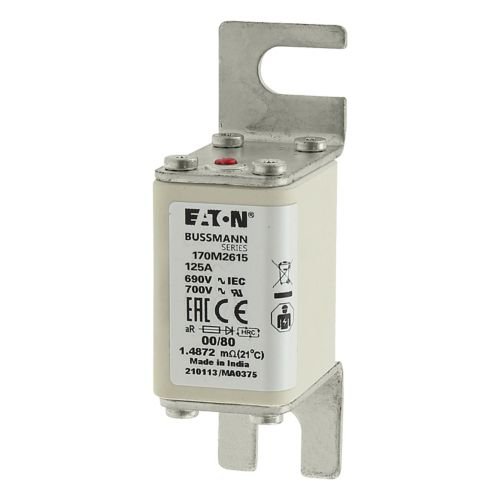 Eaton Bussmann 170M2615 125A 690V AC aR High-Speed Fuse