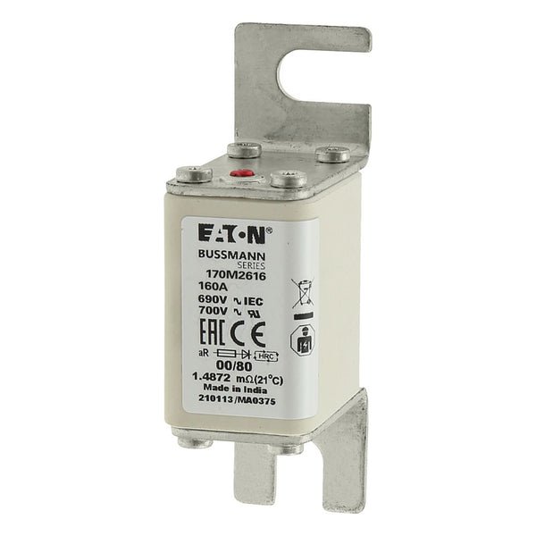 Eaton Bussmann 170M2616 160A 690V AC aR High-Speed Fuse