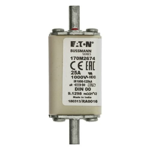 Eaton Bussmann 170M2674 25A 1000V AC aR High-Speed Fuse