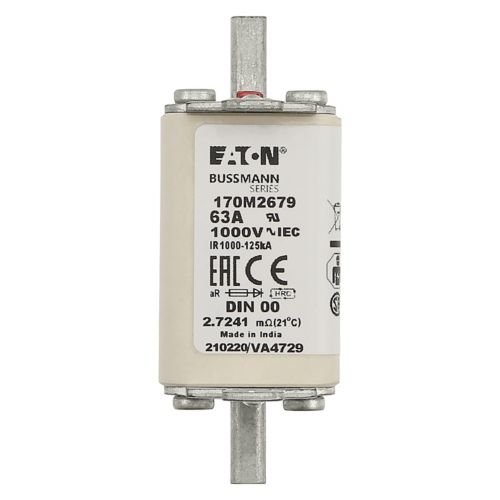Eaton Bussmann 170M2679 63A 1000V AC aR High-Speed Fuse