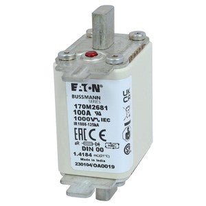 Eaton Bussmann 170M2681 100A 1000V AC aR High-Speed Fuse