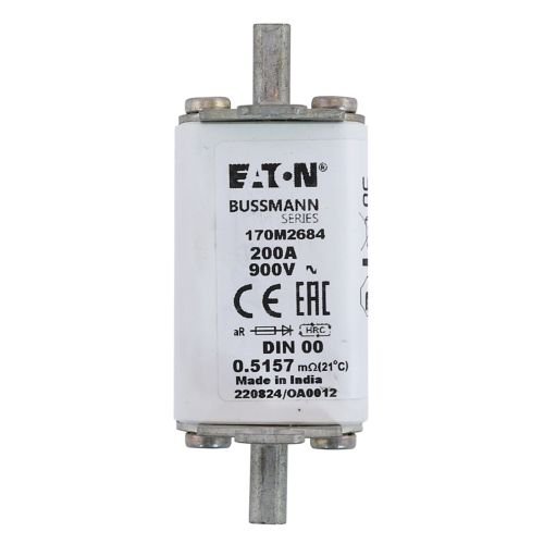 Eaton Bussmann 170M2684 200A 900V AC aR High-Speed Fuse