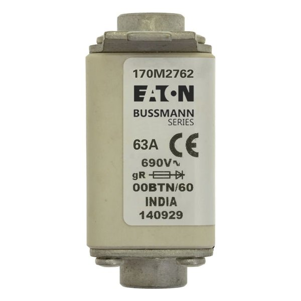 Eaton Bussmann 170M2762 63A 690V AC gR High-Speed Fuse
