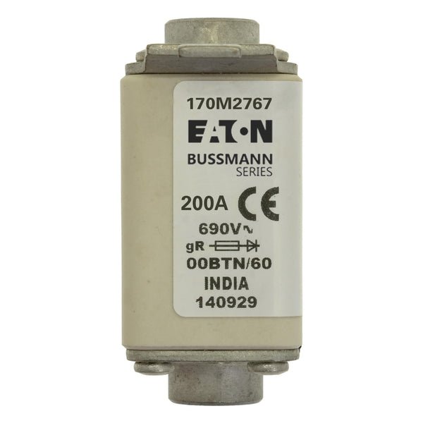 Eaton Bussmann 170M2767 200A 690V AC aR High-Speed Fuse