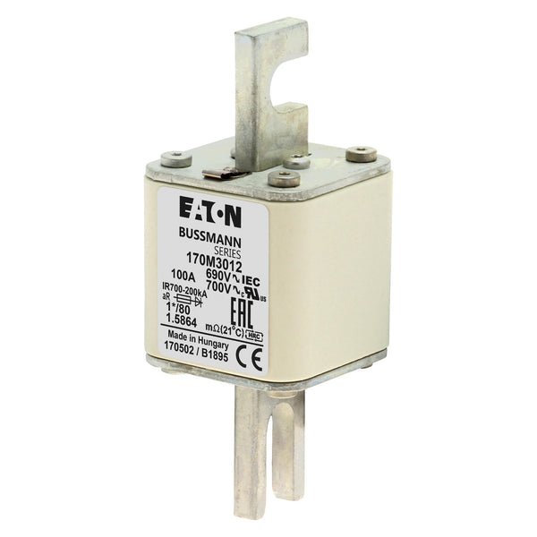 Bussmann 170M3012 100A 690V AC 170M high-speed square-body fuse