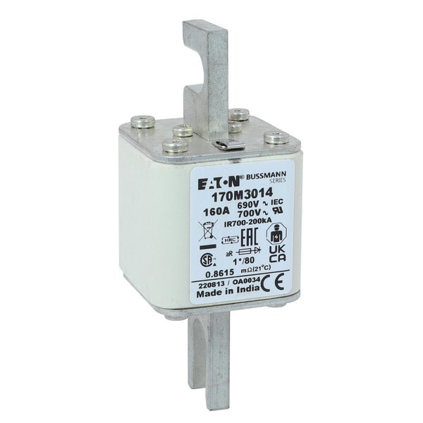 Bussmann 170M3014 160A 690V AC 170M high-speed square-body fuse