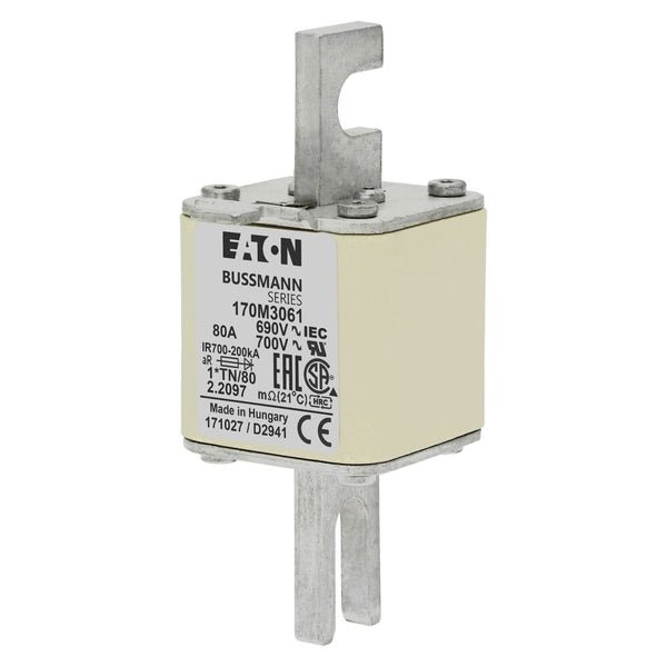 Bussmann 170M3061 80A 690V AC 170M high-speed square-body fuse