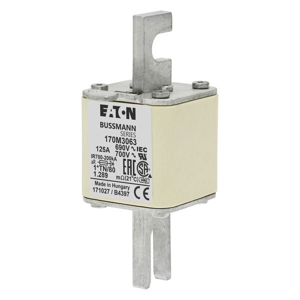 Bussmann 170M3063 125A 690V AC 170M high-speed square-body fuse