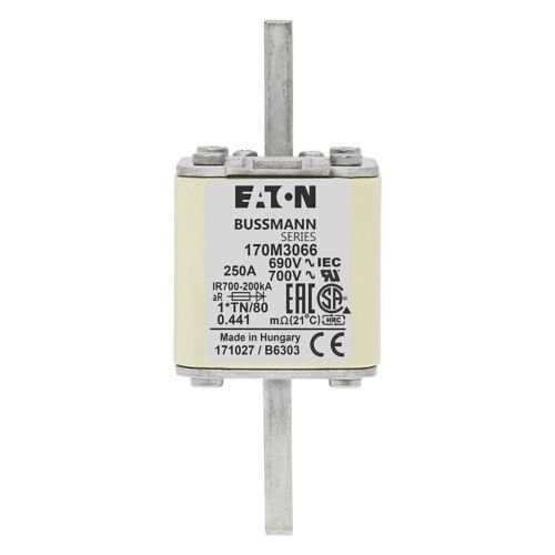 Bussmann 170M3066 250A 690V AC 170M high-speed square-body fuse