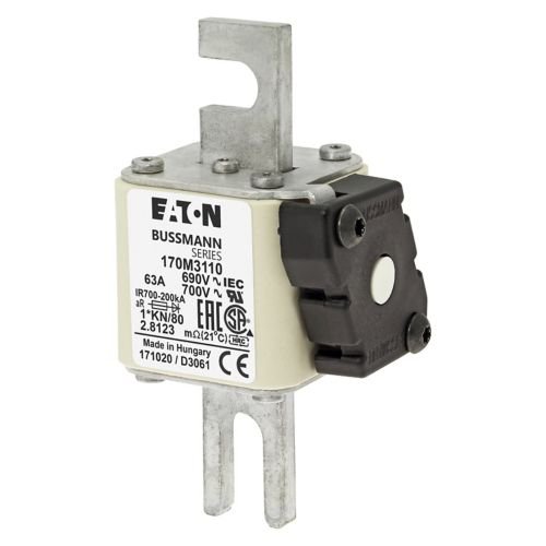 Bussmann 170M3110 63A 690V AC 170M high-speed square-body fuse