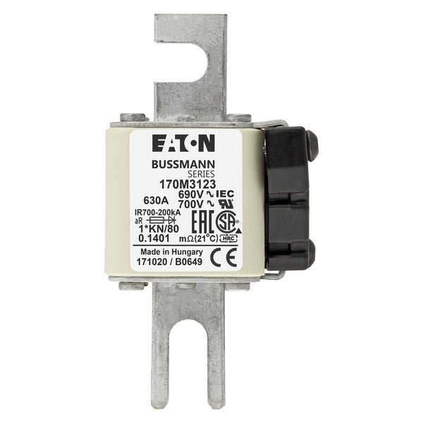 Bussmann 170M3123 630A 690V AC 170M high-speed square-body fuse