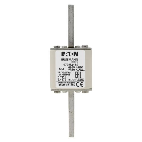 Bussmann 170M3159 50A 690V AC 170M high-speed square-body fuse