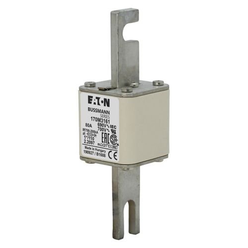 Bussmann 170M3161 80A 690V AC 170M high-speed square-body fuse