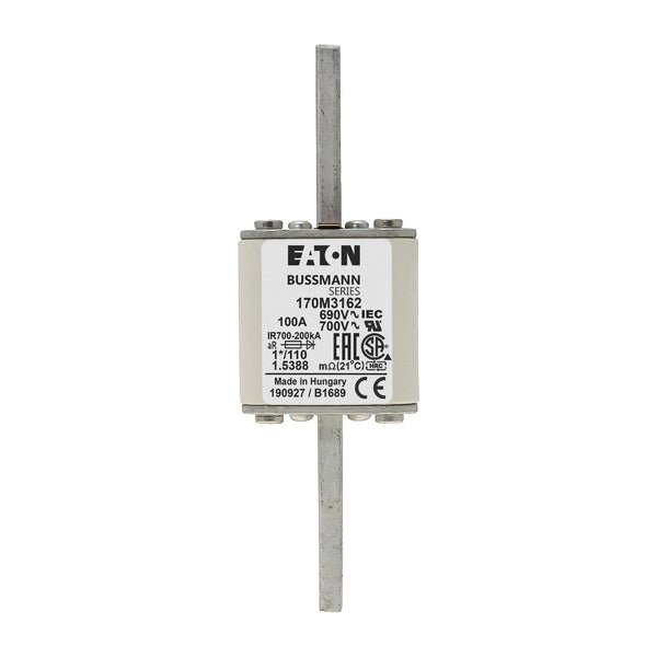 Bussmann 170M3162 100A 690V AC 170M high-speed square-body fuse