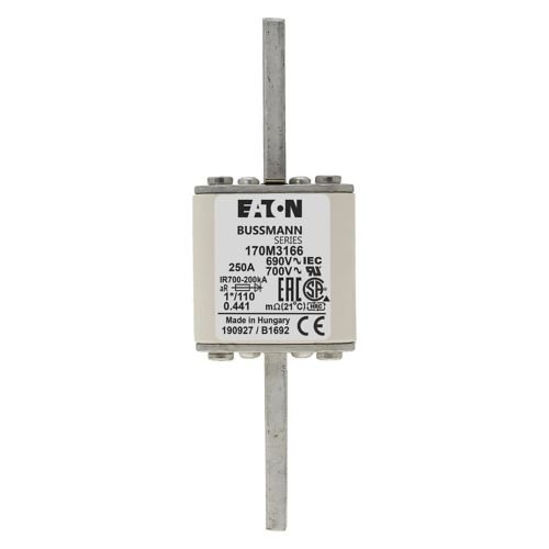 Bussmann 170M3166 250A 690V AC 170M high-speed square-body fuse