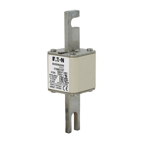 Bussmann 170M3167 315A 690V AC 170M high-speed square-body fuse