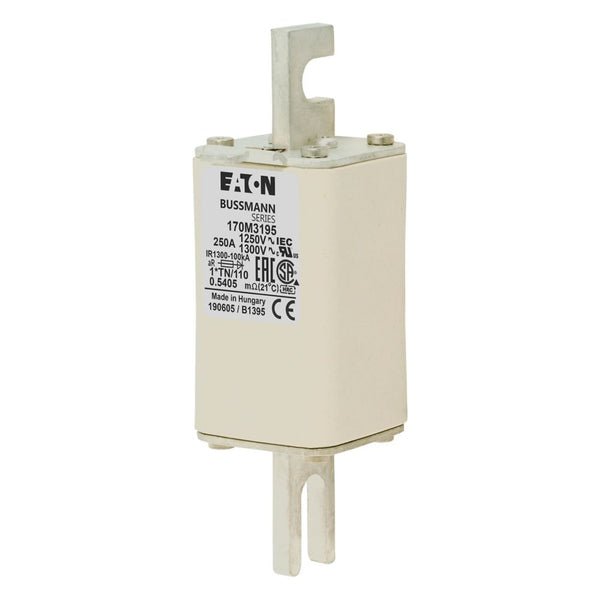 Bussmann 170M3195 250A 1250V AC (IEC) / 1300V AC (UL) 170M high-speed square-body fuse