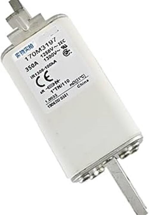 Bussmann 170M3197 350A 1250V AC (IEC) / 1300V AC (UL) 170M high-speed square-body fuse