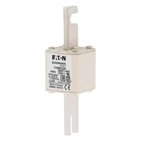 Bussmann 170M3220 450A 690V AC 170M high-speed square-body fuse