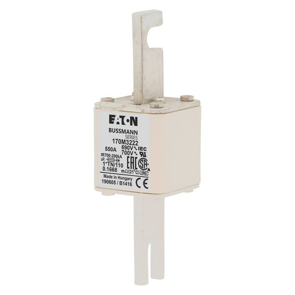 Bussmann 170M3222 550A 690V AC 170M high-speed square-body fuse