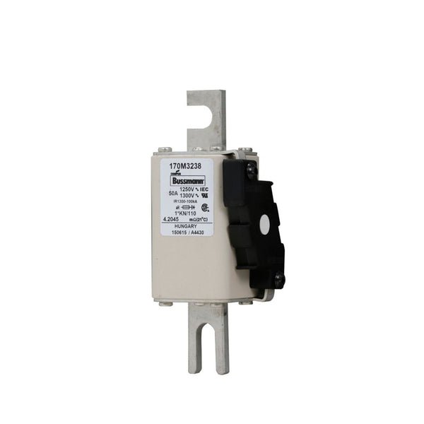 Bussmann 170M3238 50A 1250V AC (IEC) / 1300V AC (UL) 170M high-speed square-body fuse