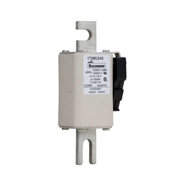 Bussmann 170M3248 400A 1250V AC (IEC) / 1300V AC (UL) 170M high-speed square-body fuse