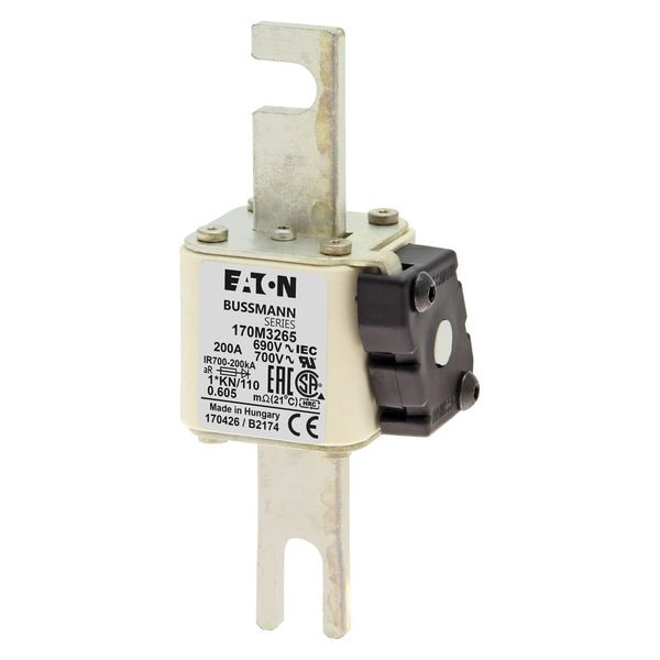Bussmann 170M3265 200A 690V AC 170M high-speed square-body fuse