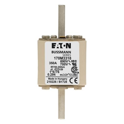 Eaton Bussmann 170M3318 350A 690V AC aR High-Speed Fuse