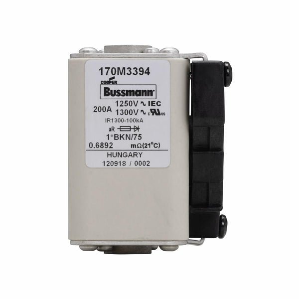 Eaton Bussmann 170M3394 200A 1250V AC aR High-Speed Fuse