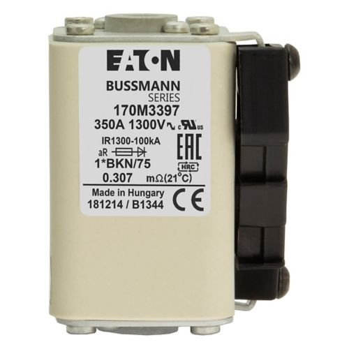 Eaton Bussmann 170M3397 350A 1250V AC aR High-Speed Fuse