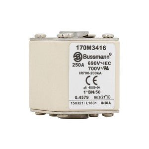 Eaton Bussmann 170M3416 250A 690V AC aR High-Speed Fuse
