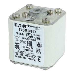 Eaton Bussmann 170M3417 315A 690V AC aR High-Speed Fuse