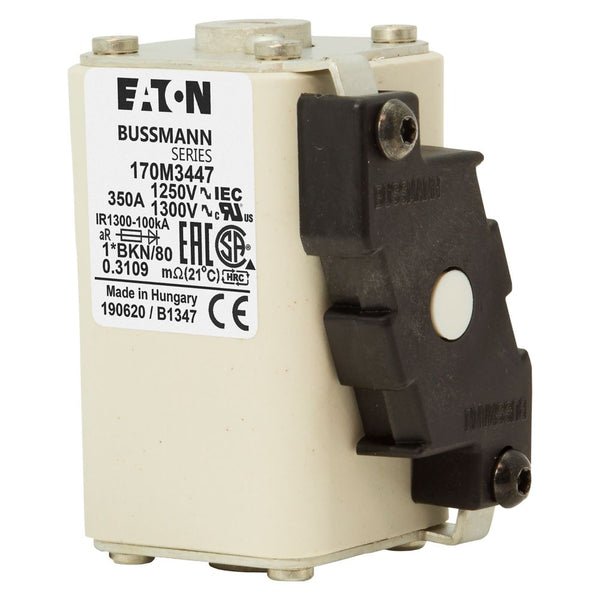 Eaton Bussmann 170M3447 350A 1250V AC aR High-Speed Fuse