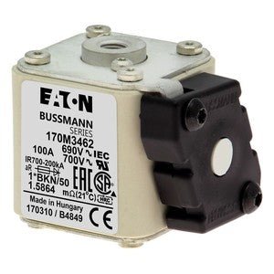 Eaton Bussmann 170M3462 100A 690V AC aR High-Speed Fuse