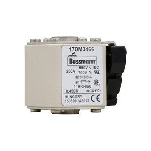 Eaton Bussmann 170M3466 250A 690V AC aR High-Speed Fuse