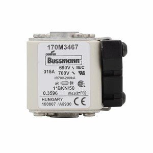 Eaton Bussmann 170M3467 315A 690V AC aR High-Speed Fuse